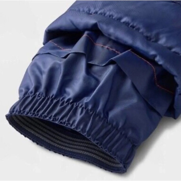 CAT & JACK NWOT Heavyweight Adjustable Snow Ski Bib Pants in Navy Blue - Picture 4 of 9